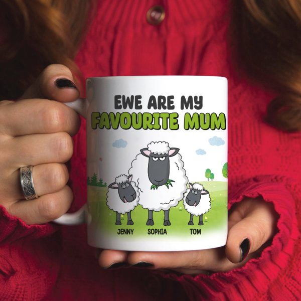 Personalized Gifts For Mom Coffee Mug Ewe Are My Favourite Mum 05natn020324 Mother's Day Gifts