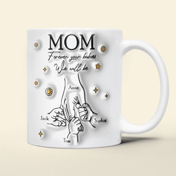Personalized Gifts For Mom Coffee Mug Forever Your Babies We Will Be Mother's Day Gifts