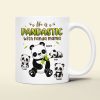Personalized Gifts For Mom Coffee Mug Life Is Pandastic With Panda Mama