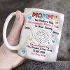 Personalized Gifts For Mom Coffee Mug Love Baby Bump
