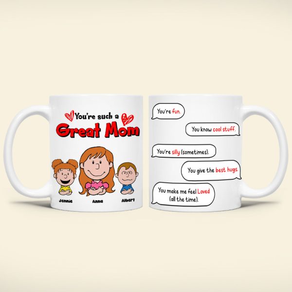 Personalized Gifts For Mom Coffee Mug Mom & Little Ones 03TOLU080125HH