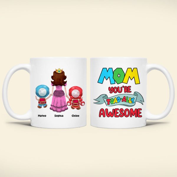 Personalized Gifts For Mom Coffee Mug Mom You're Toadally Awesome 06QHDT270124