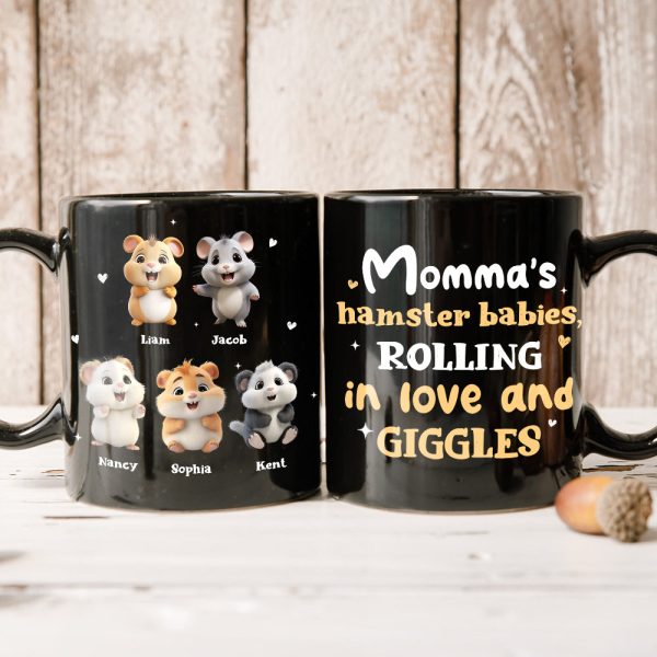 Personalized Gifts For Mom Coffee Mug Momma's Hamster Babies