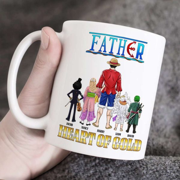 Personalized Gifts For Mom Coffee Mug Mommy Heart Of Gold 011KAPU260324PA