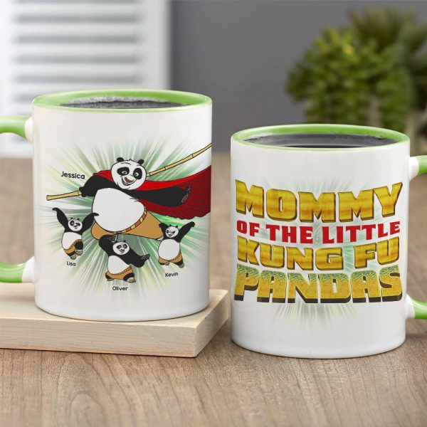 Personalized Gifts For Mom Coffee Mug Mommy Of The Little Panda 02OHTI210324