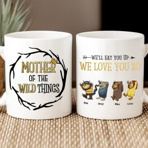 Personalized Gifts For Mom Coffee Mug Mother Of The Wild Things 02NAHN270324