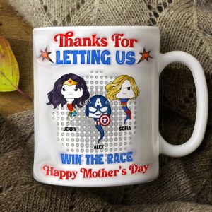 Personalized Gifts For Mom Coffee Mug Mother's Day Funny Super Mom 02OHMH060325HA