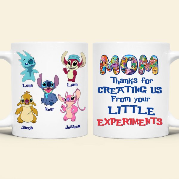 Personalized Gifts For Mom Coffee Mug Thanks For Creating Us 01htpu070324