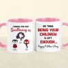 Personalized Gifts For Mom Coffee Mug Thanks For Not Swallowing Us 06NADT270324HA