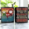 Personalized Gifts For Mom Coffee Mug Thanks For Producing The Absolute Legends 01natn290224ha Funny Mother's Gifts