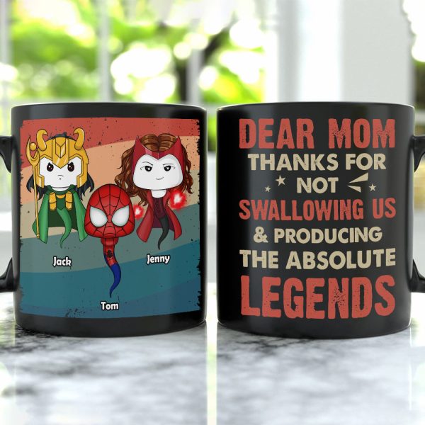 Personalized Gifts For Mom Coffee Mug Thanks For Producing The Absolute Legends 01natn290224ha Funny Mother's Gifts