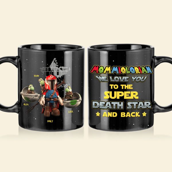 Personalized Gifts For Mom Coffee Mug We Love You To The Super Star And Back 01HTHN200324