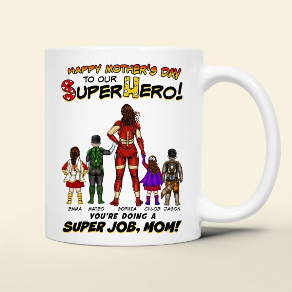 Personalized Gifts For Mom Coffee Mug You're Doing A Super Job Mom 07ACDT190324PA