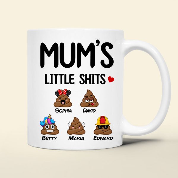 Personalized Gifts For Mom Drinkware Family Little Shit 05DTDT010324