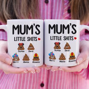 Personalized Gifts For Mom Drinkware Family Little Shit 05DTDT010324