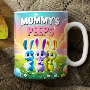 Personalized Gifts For Mom Easter Day Coffee Mug Bunny Peeps 021TGMH070325