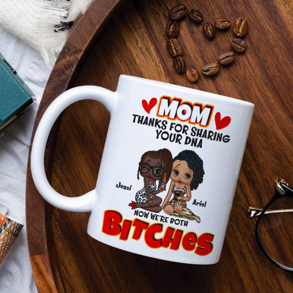 Personalized Gifts For Moms Coffee Mug Thanks For Sharing Your DNA 02TOLU130125HH