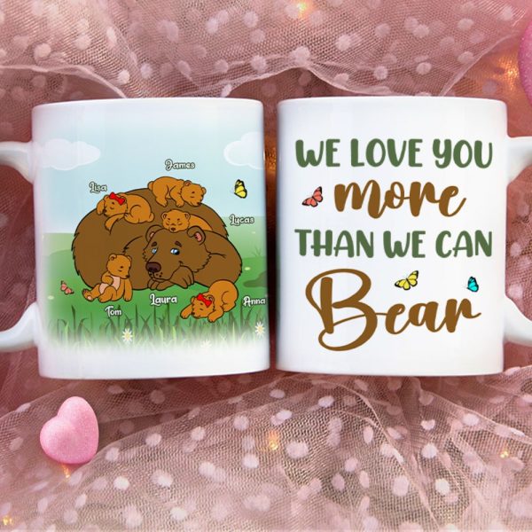 Personalized Gifts For Mother Coffee Mug We Love You Than We Can Bear