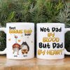 Personalized Gifts For Step Dad Coffee Mug Not Dad By Blood But Dad By Heart 01QHPU230124 Father's Day Gifts