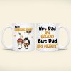 Personalized Gifts For Step Dad Coffee Mug Not Dad By Blood But Dad By Heart 01QHPU230124 Father's Day Gifts