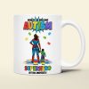 Personalized Gifts For Superhero Autism Mom Coffee Mug 02huti050325pa