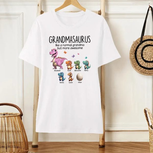 Personalized Grandmasaurus Ceramic Mug - Unique Grandma Gift