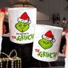 Personalized Green Character Couple Mug, Christmas Gift For Couples