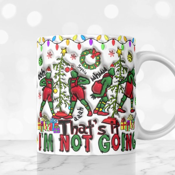 Personalized Green Christmas Funny Coffee Mug 05ACDT060924