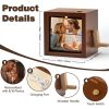 Personalized Hand Crank Photo Flip Box with Light