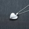 Personalized Heart Locket Necklace with Custom Photo and Name
