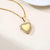 Personalized Heart Locket Necklace with Custom Photo and Name