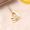 Personalized Heart Name Necklace in Stainless Steel