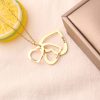 Personalized Heart Name Necklace in Stainless Steel