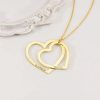 Personalized Heart Name Necklace in Stainless Steel