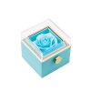 Personalized Heart Name Pendant Necklace with Rose Gift Box