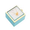 Personalized Heart Name Pendant Necklace with Rose Gift Box