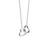 Personalized Heart Name Pendant Necklace with Rose Gift Box