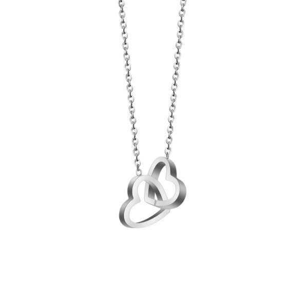 Personalized Heart Name Pendant Necklace with Rose Gift Box