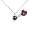 Personalized Heart Photo Projection Necklace with 100 Languages
