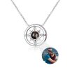 Personalized Heart Photo Projection Necklace with 100 Languages