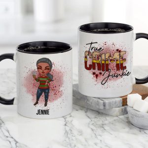 Personalized Horror Movies Accent Mug, Gift For Horror Fans