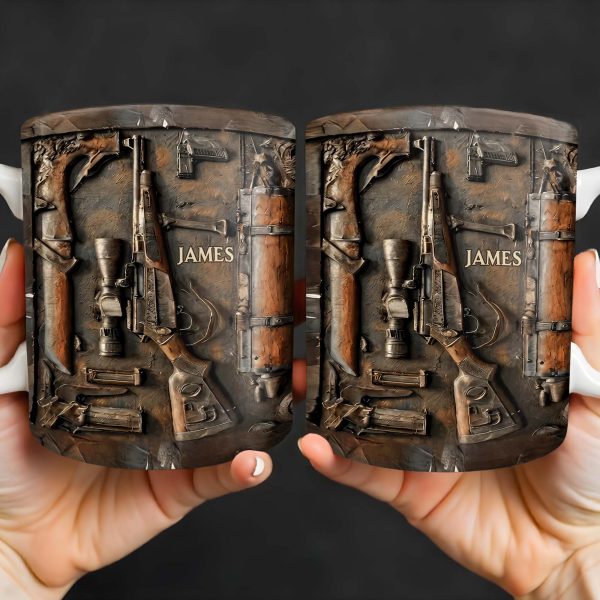 Personalized Hunting Enthusiast Gear - Personalized Custom Coffee Mug - HTG005_MG