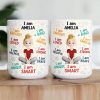Personalized Kids Affirmation Mug Cute Cartoon Character, Daily Confidence Boost Gift for Children