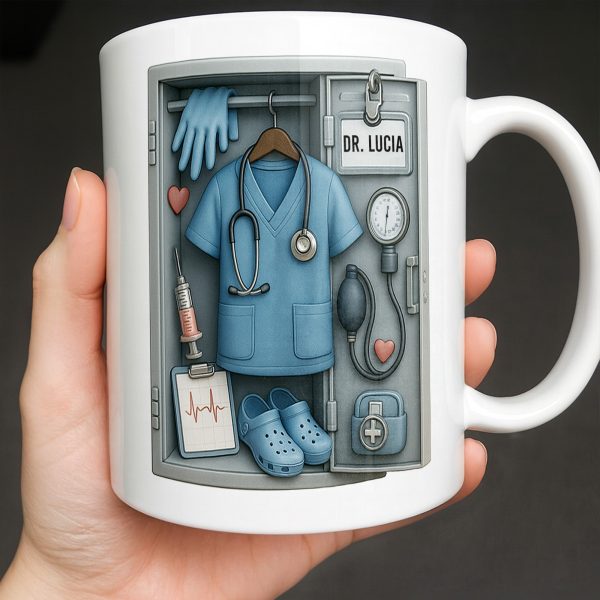 Personalized Medical Professional Essentials Design - Personalized Custom Coffee Mug - DOC068_MG
