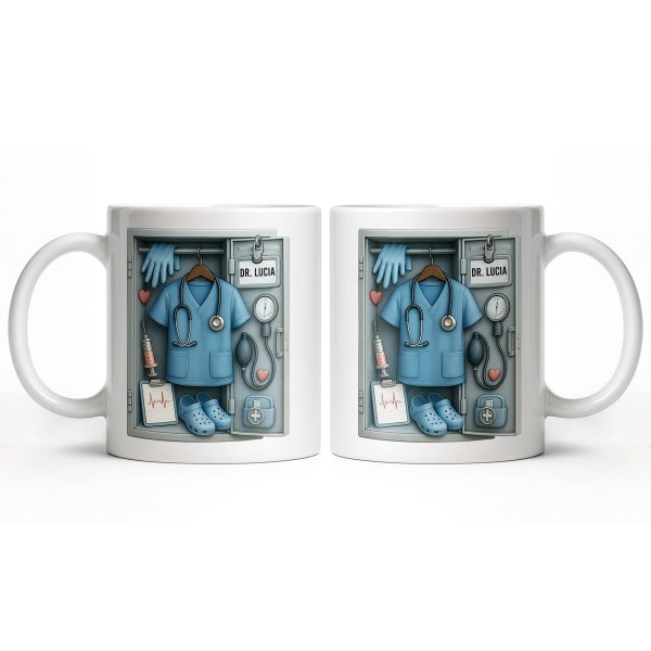 Personalized Medical Professional Essentials Design - Personalized Custom Coffee Mug - DOC068_MG