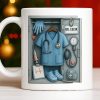 Personalized Medical Professional Essentials Design - Personalized Custom Coffee Mug - DOC068_MG