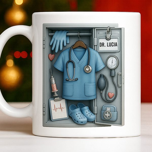 Personalized Medical Professional Essentials Design - Personalized Custom Coffee Mug - DOC068_MG