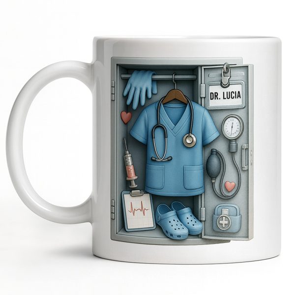 Personalized Medical Professional Essentials Design - Personalized Custom Coffee Mug - DOC068_MG
