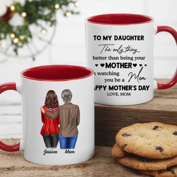 Personalized Mother's Day Mug for Daughter - Custom Gift From Mom