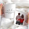 Personalized Mr & Mrs Coffee Mugs, Husband and Wife Mr and Mrs Mug, Anniversary Gift for him, Gift for her